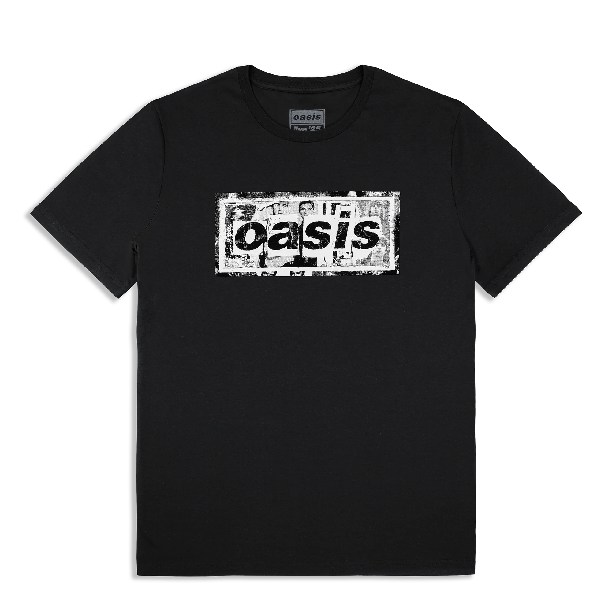 Live '25 Collage World Tour T-Shirt Black