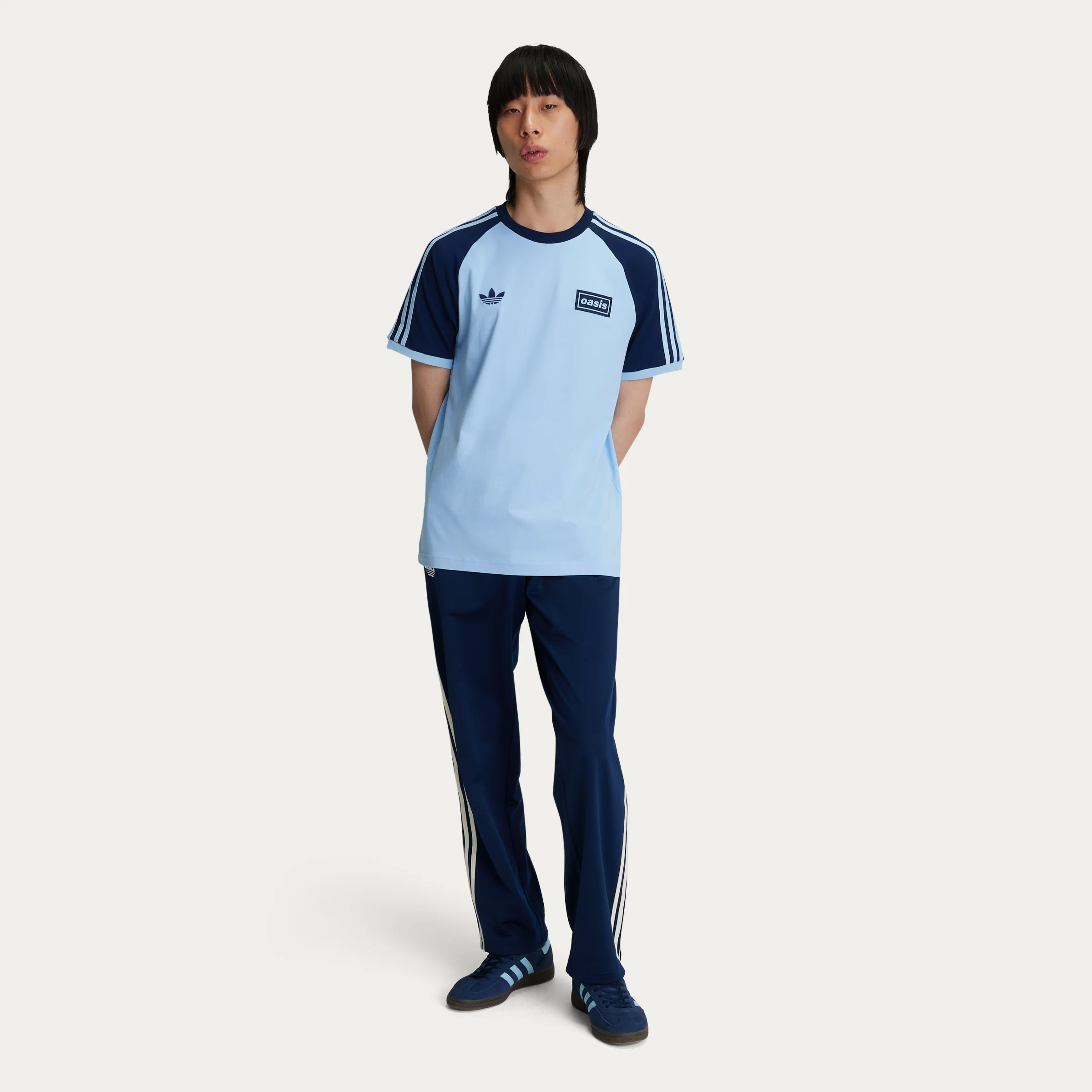 Live '25 adidas 3 Stripes T-Shirt Sky/Indigo - Image 4