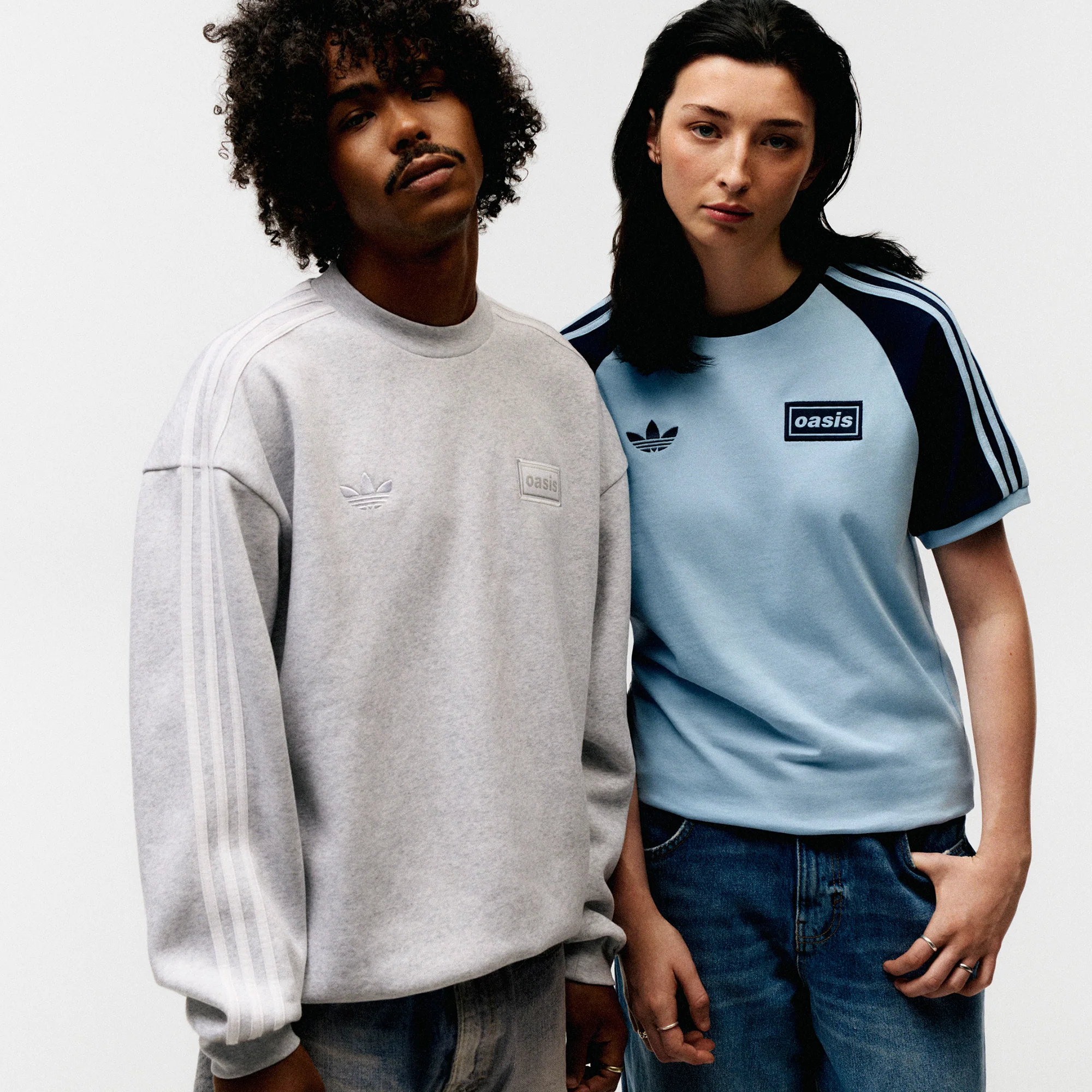 Live '25 adidas 3 Stripes T-Shirt Sky/Indigo - Image 5