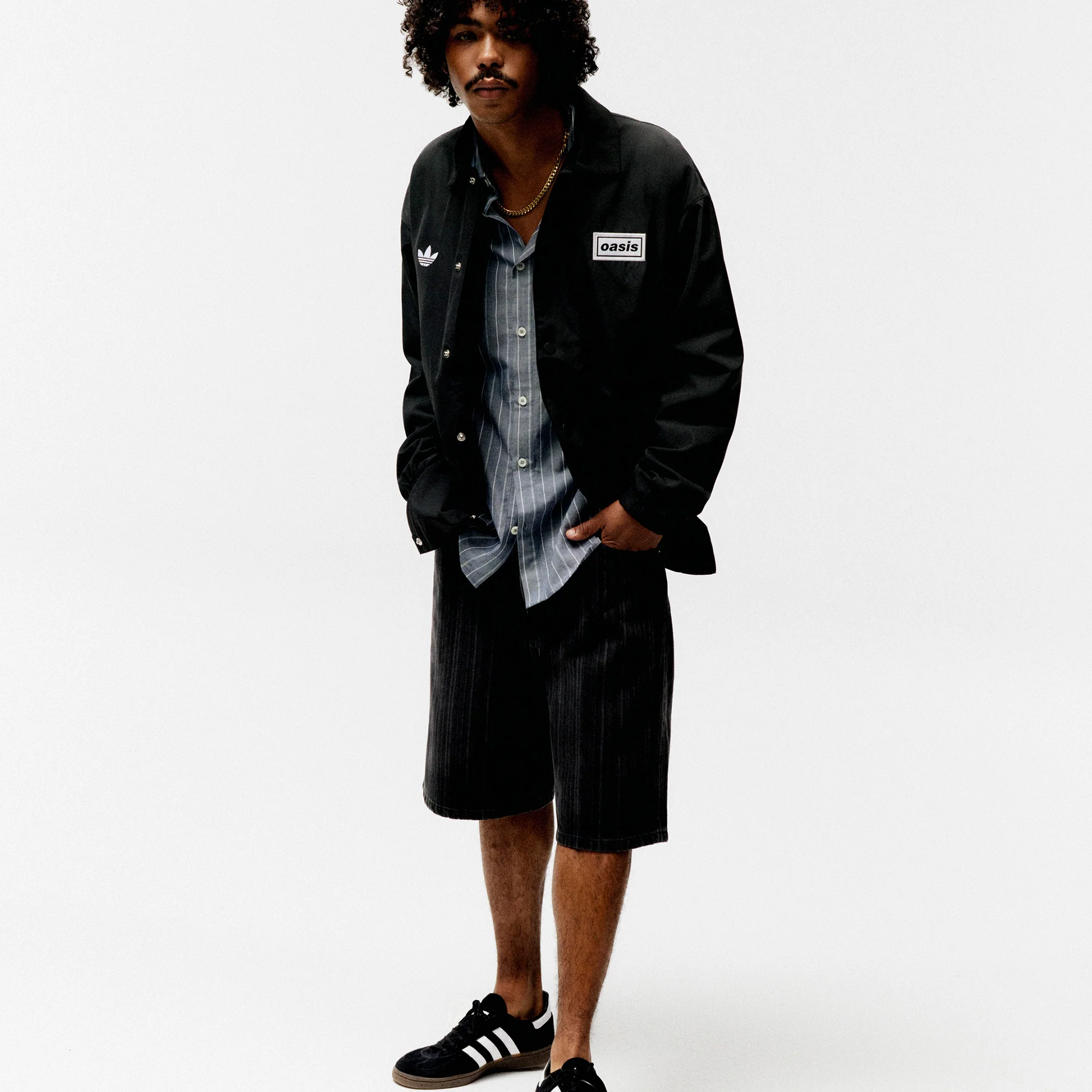 Live '25 adidas Coach Jacket Black - Image 4