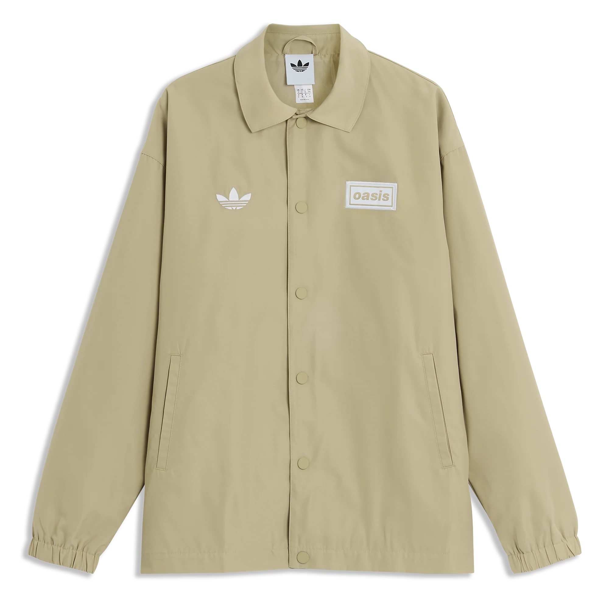 Live '25 adidas Coach Jacket Stone