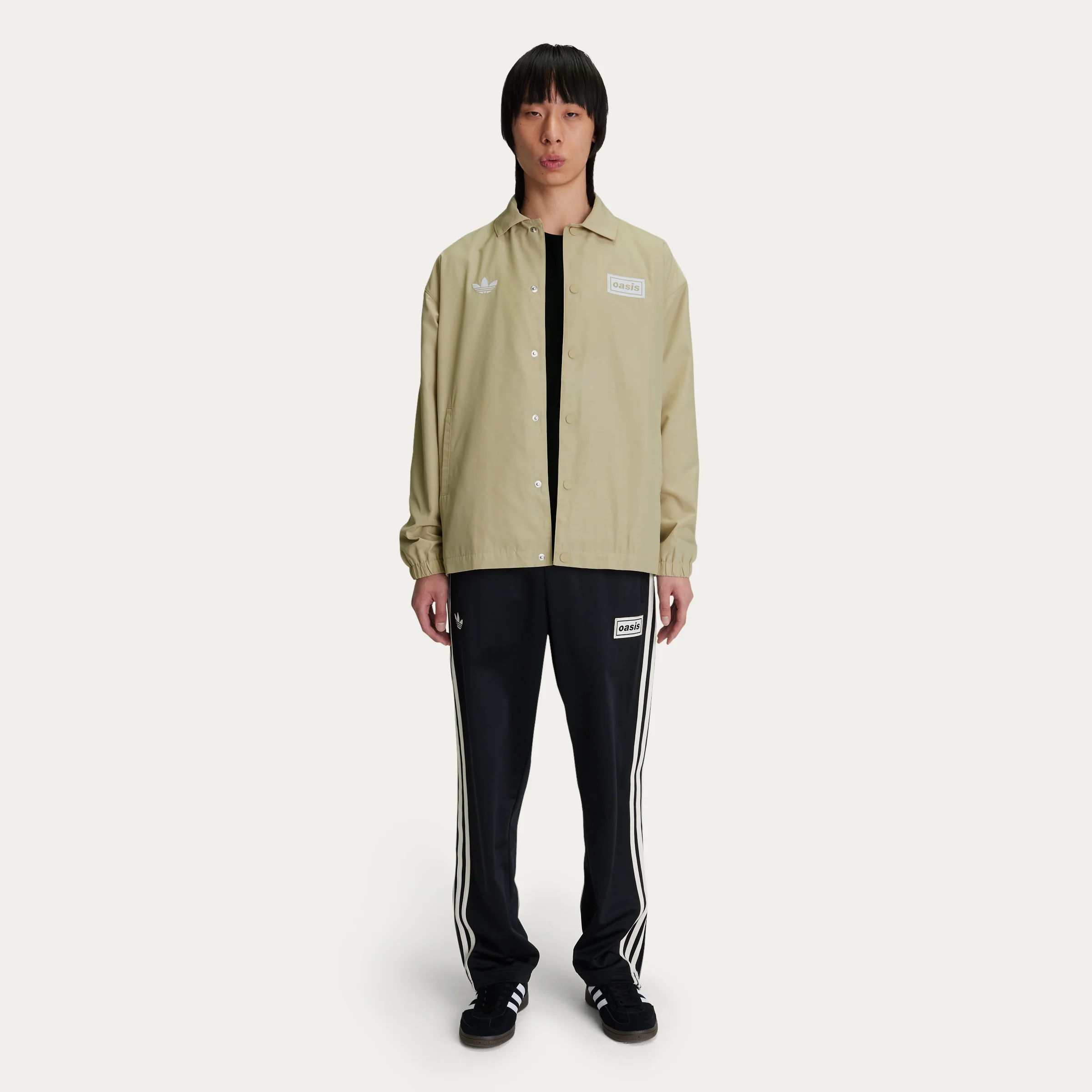Live '25 adidas Coach Jacket Stone - Image 6