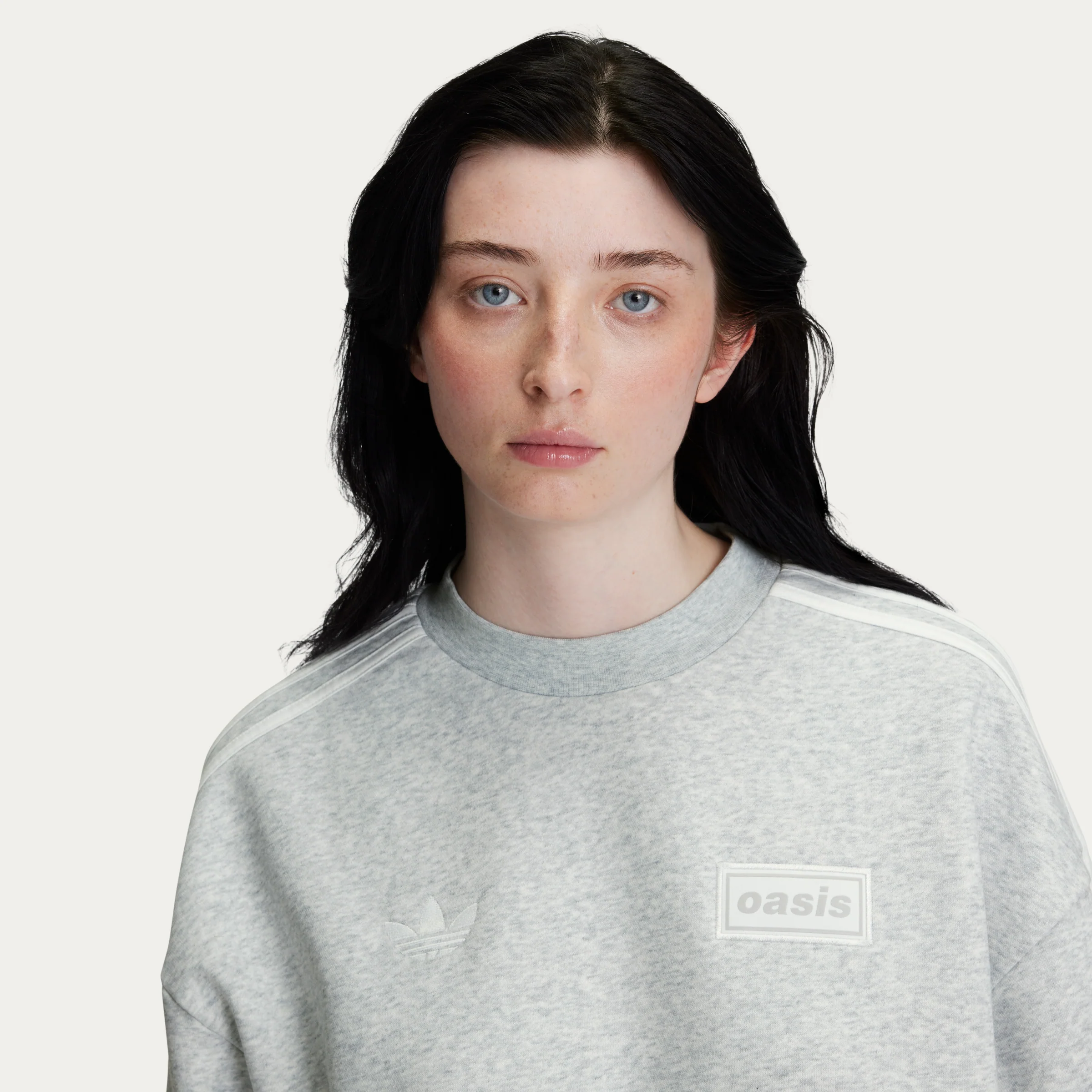 Live '25 adidas Crewneck Sweatshirt Grey Heather - Image 3