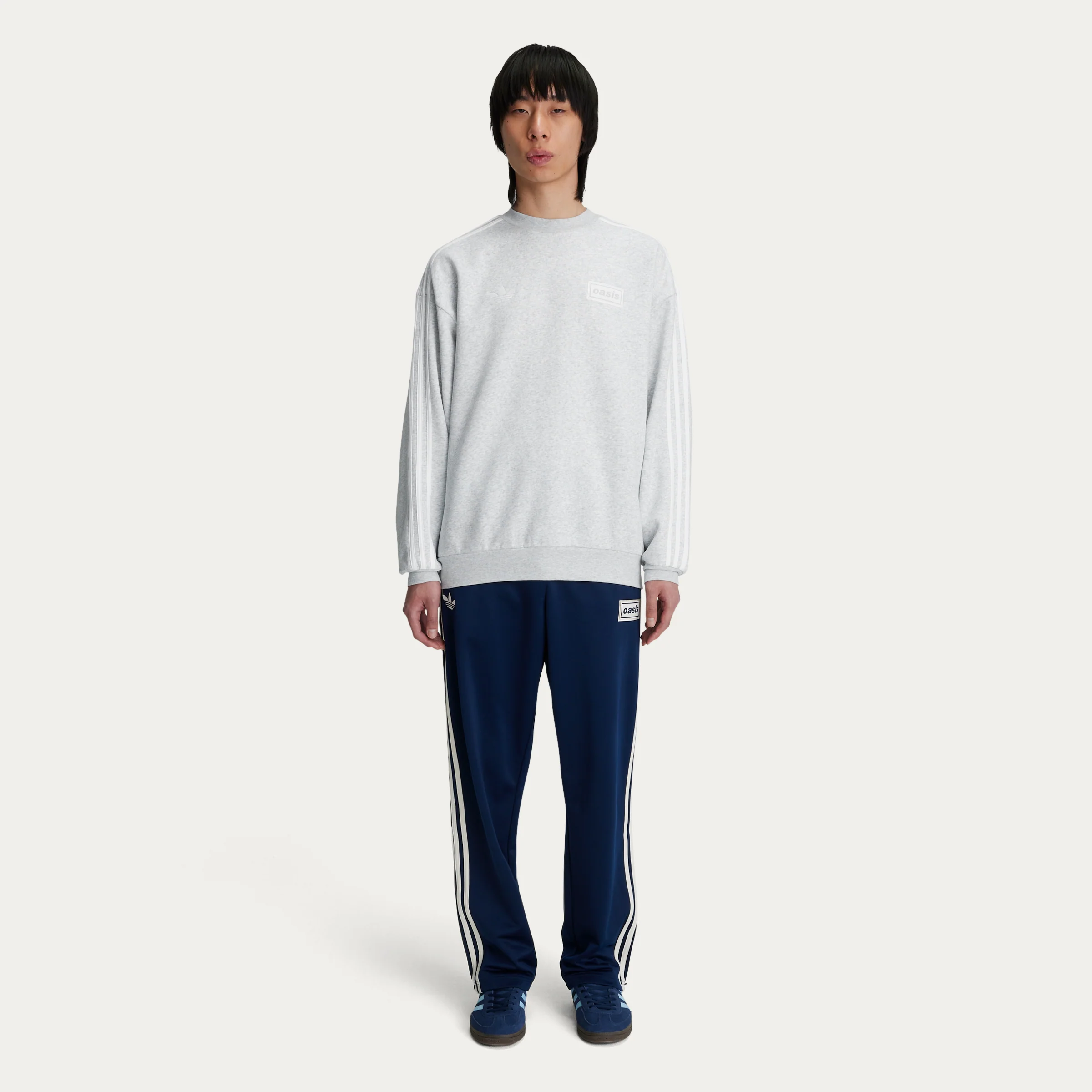 Live '25 adidas Crewneck Sweatshirt Grey Heather - Image 4