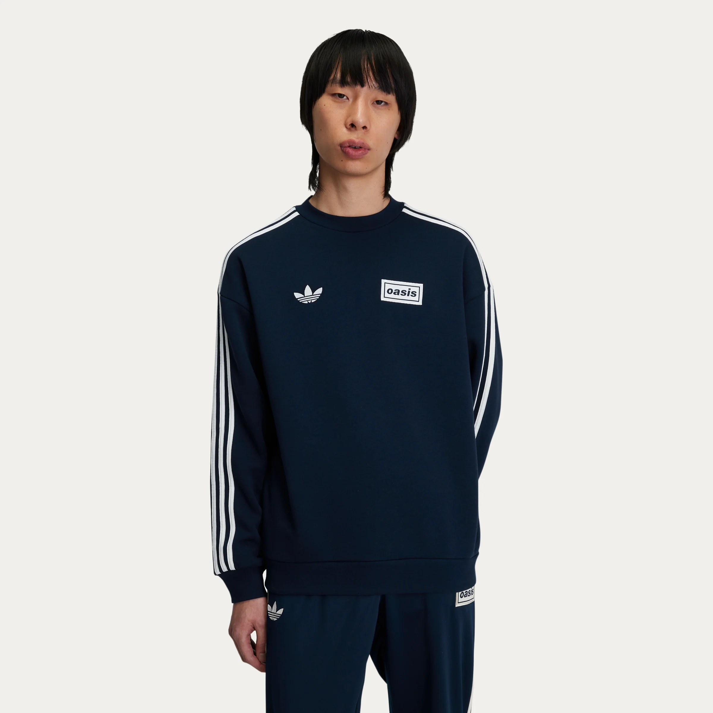 Live '25 adidas Crewneck Sweatshirt Indigo - Image 3