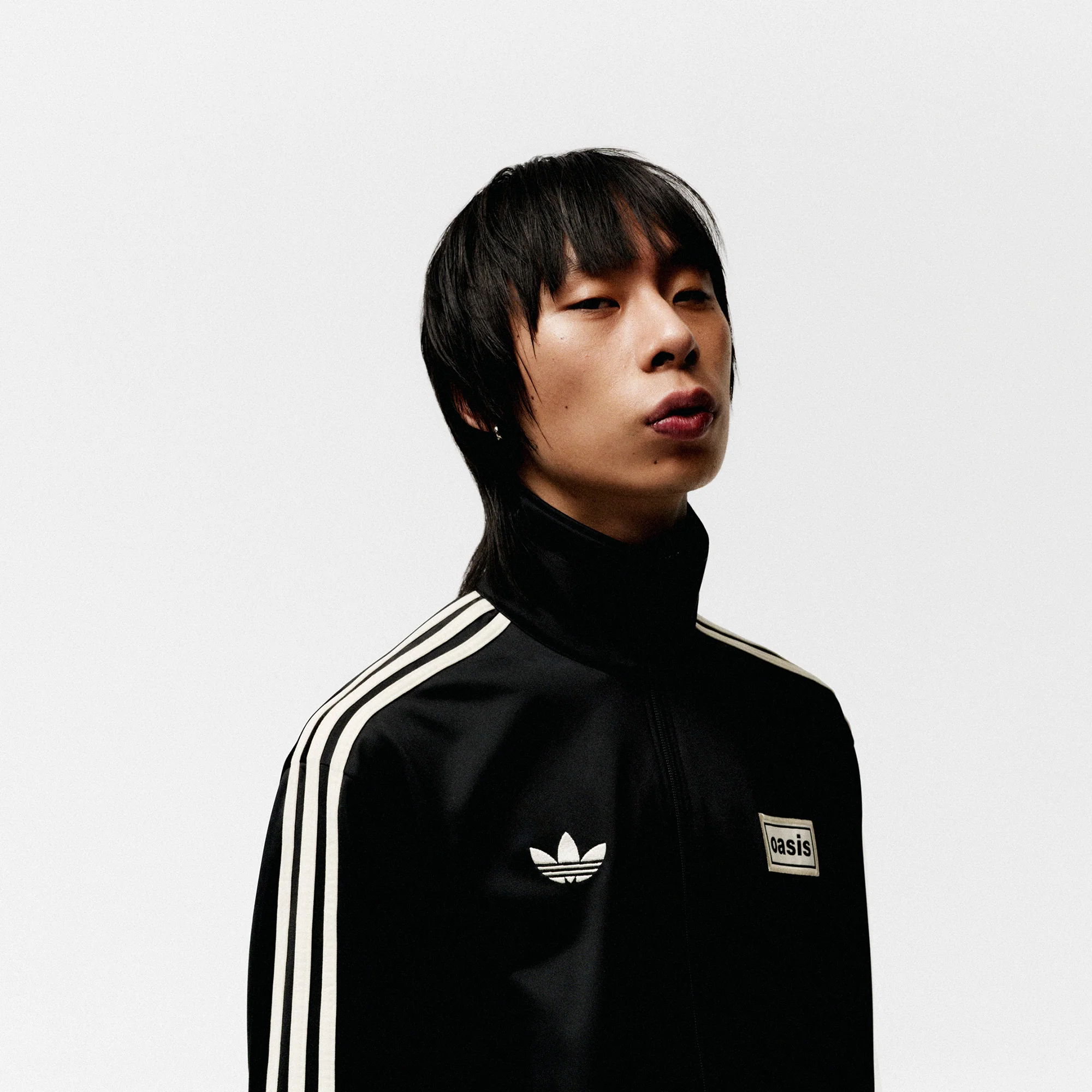 Live '25 adidas Firebird Track Top Black - Image 3