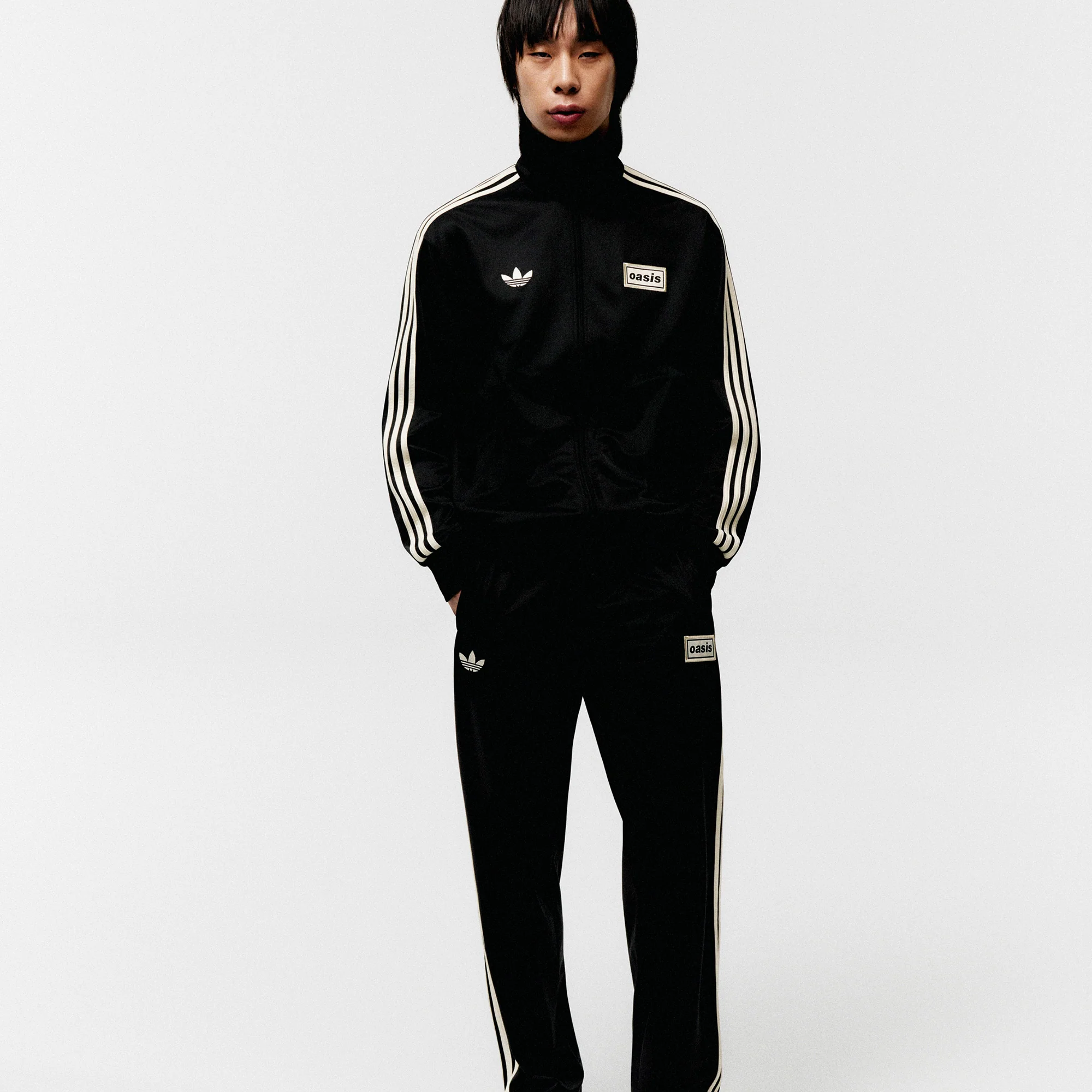 Live '25 adidas Firebird Track Top Black - Image 4