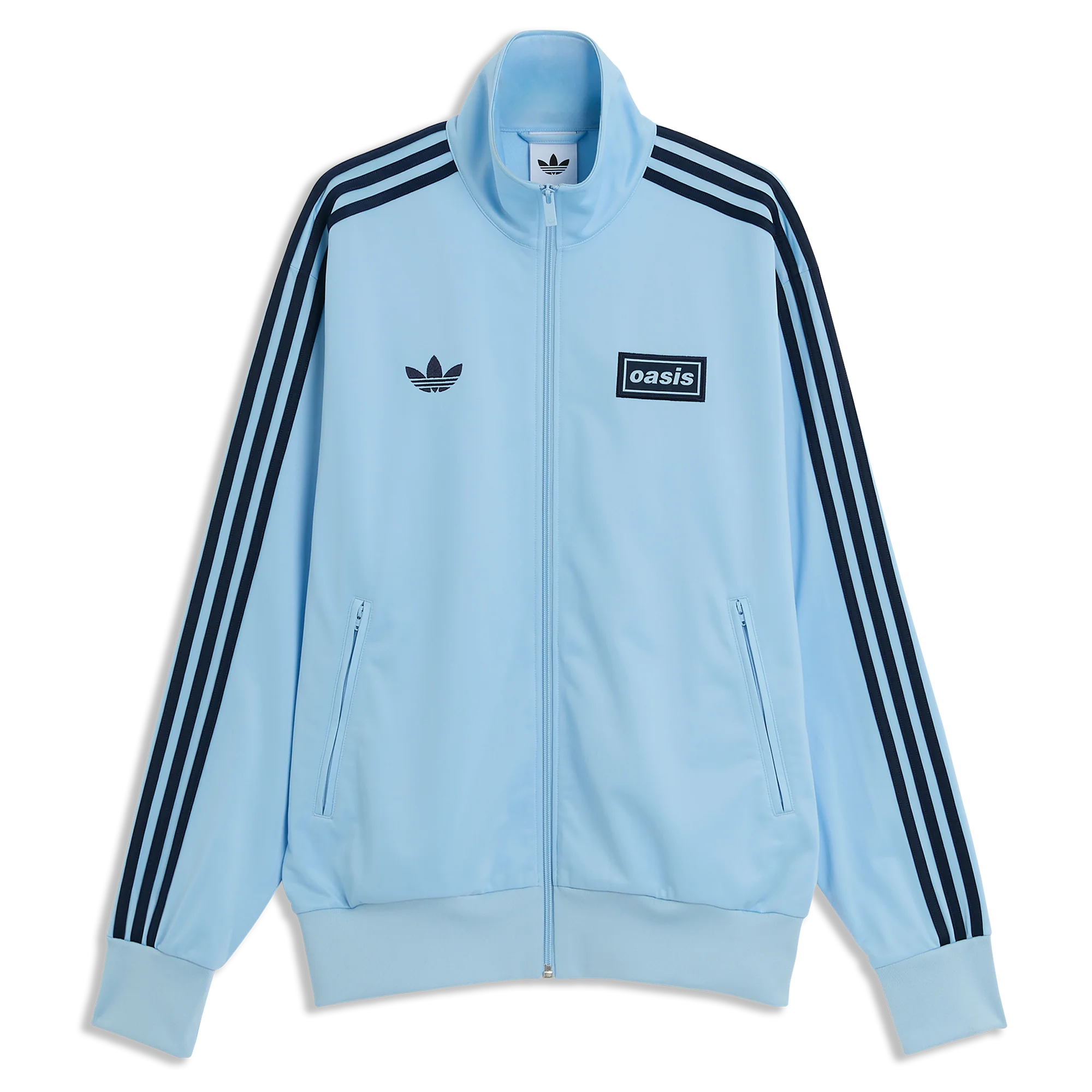 Live '25 adidas Firebird Track Top Sky Blue