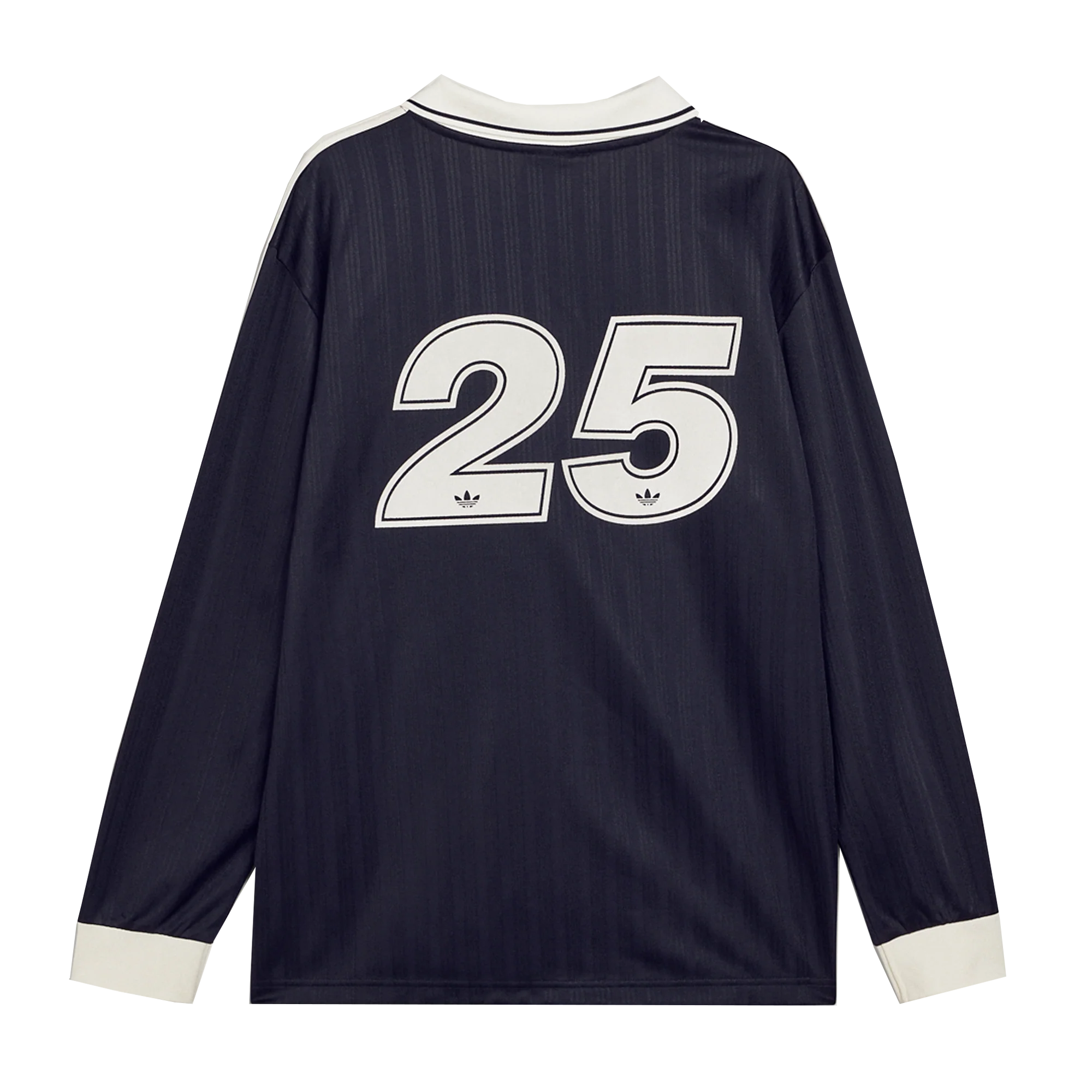 Live '25 adidas Long Sleeve Football Shirt Black/Cream White - Image 2