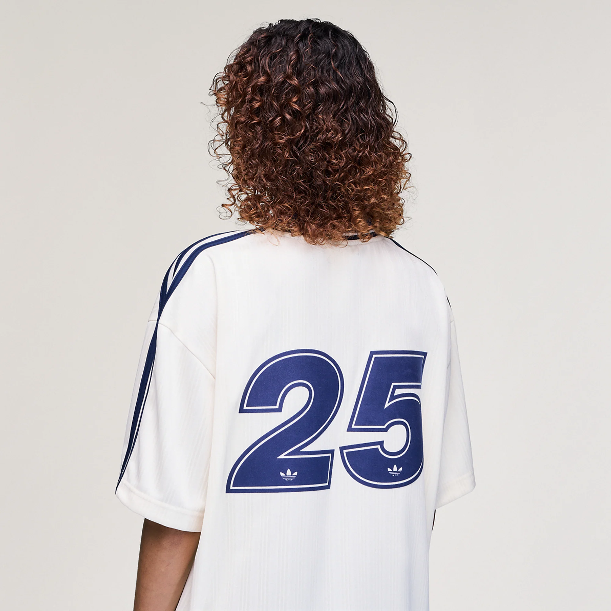 Live '25 adidas Football Shirt Cream White/Night Indigo - Image 4