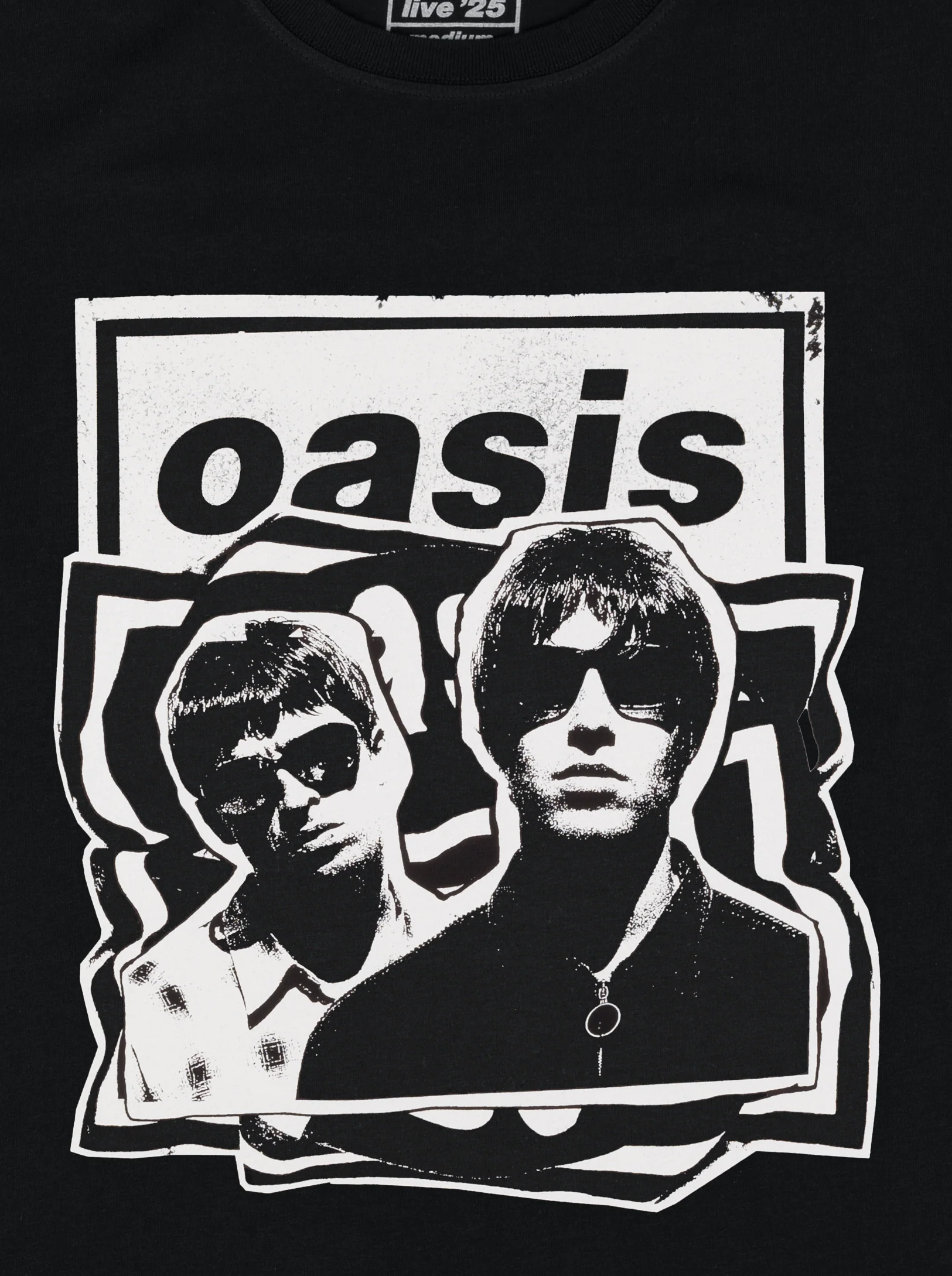 Live '25 Cut Out Photo Sweatshirt Black - Image 4
