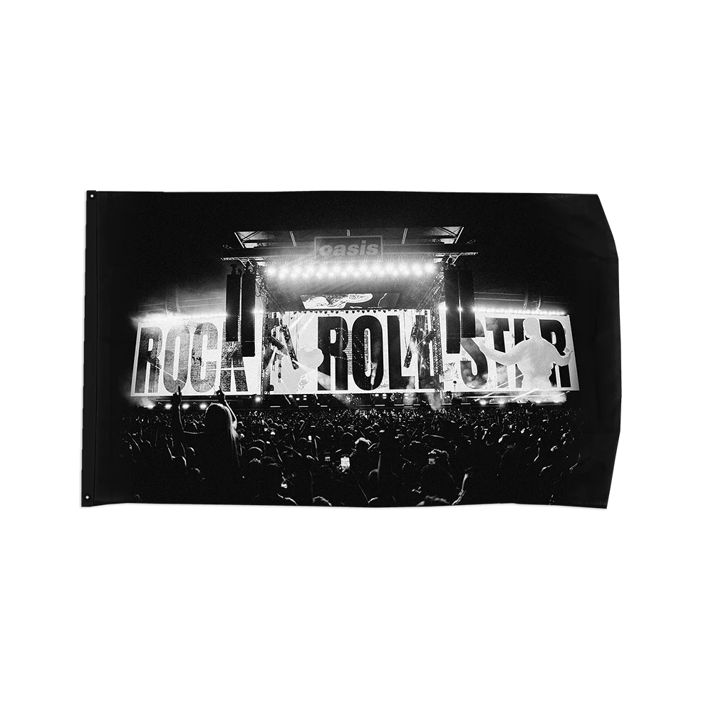 Rock N Roll Star Flag