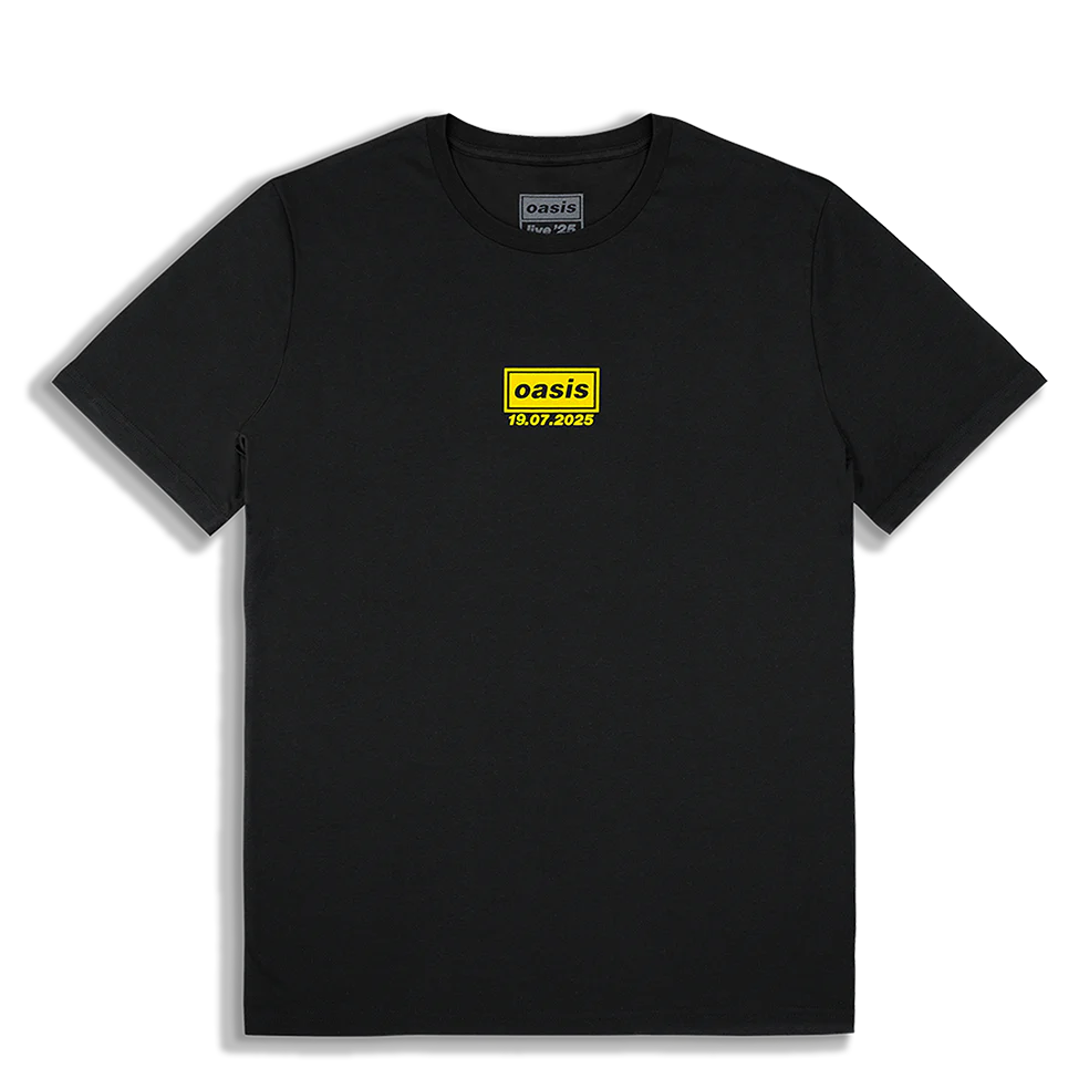 Live '25 Manchester Event T-Shirt Black - Image 5