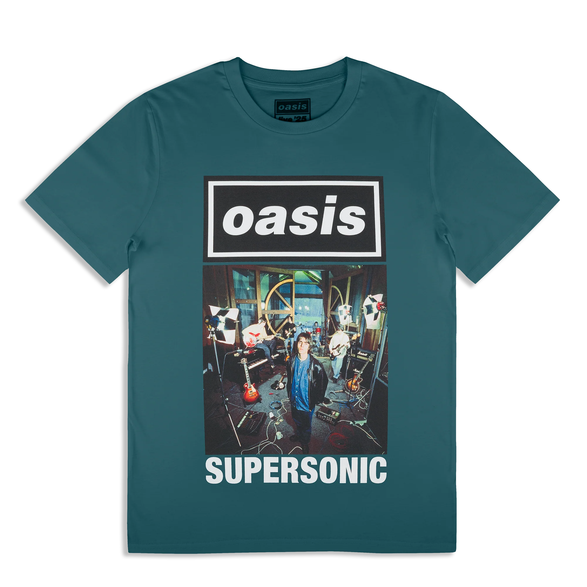 Live '25 Supersonic Cover T-Shirt Aqua