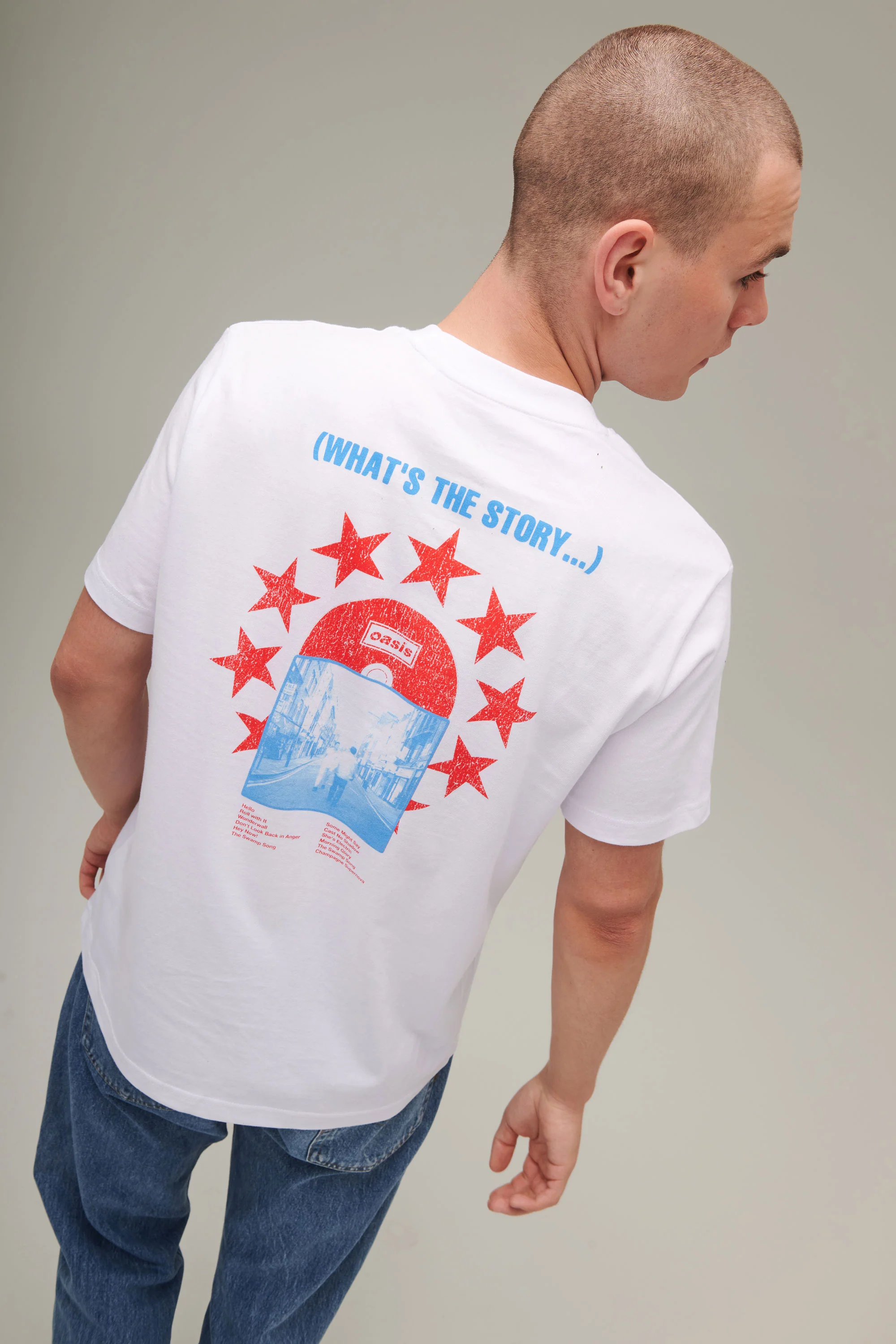 Live '25 What's The Story CD T-Shirt White - Image 3