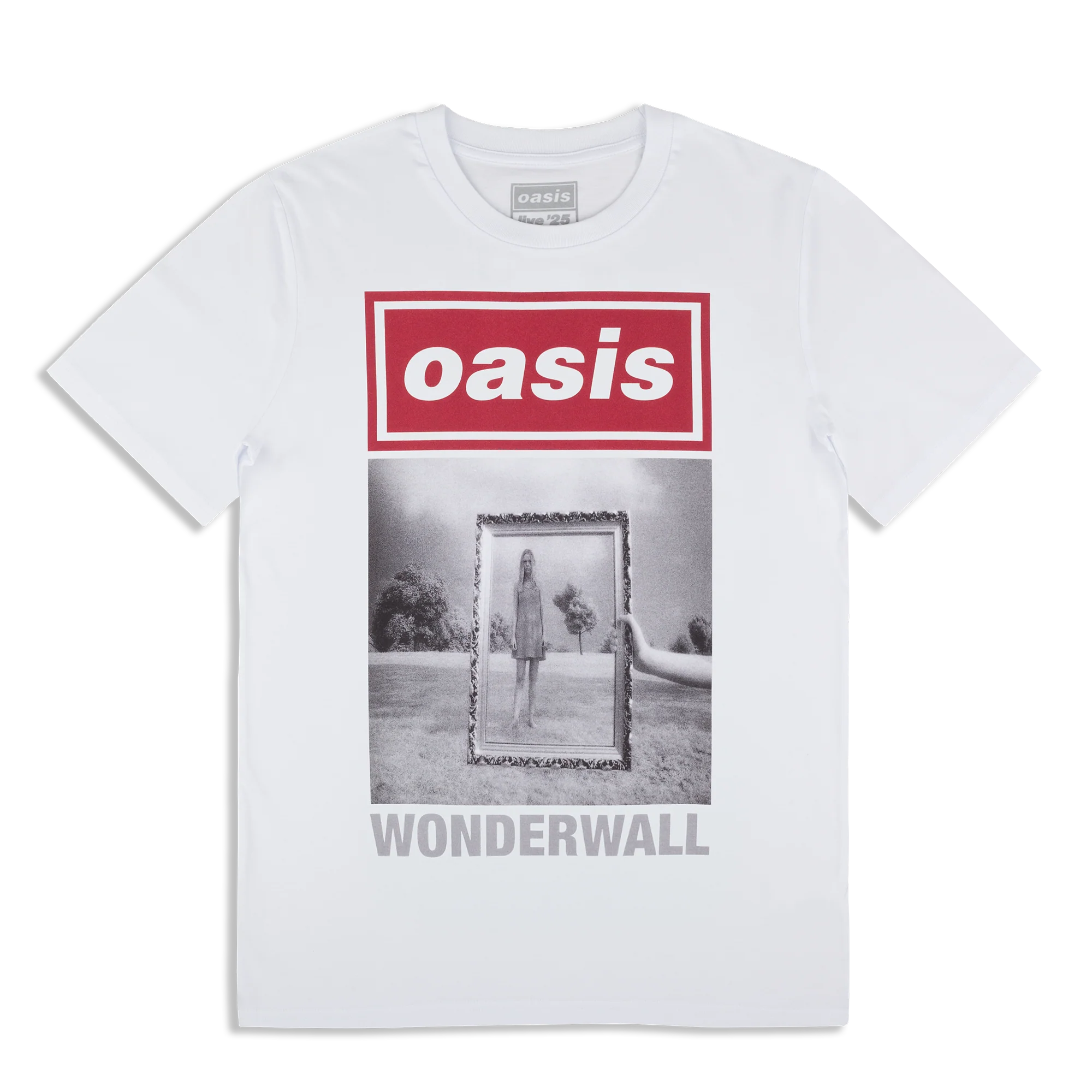 Live '25 Wonderwall Cover T-Shirt White