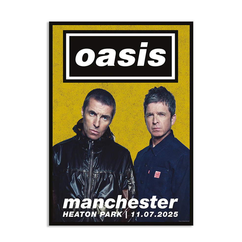 Live '25 Manchester Event Lithographic Poster