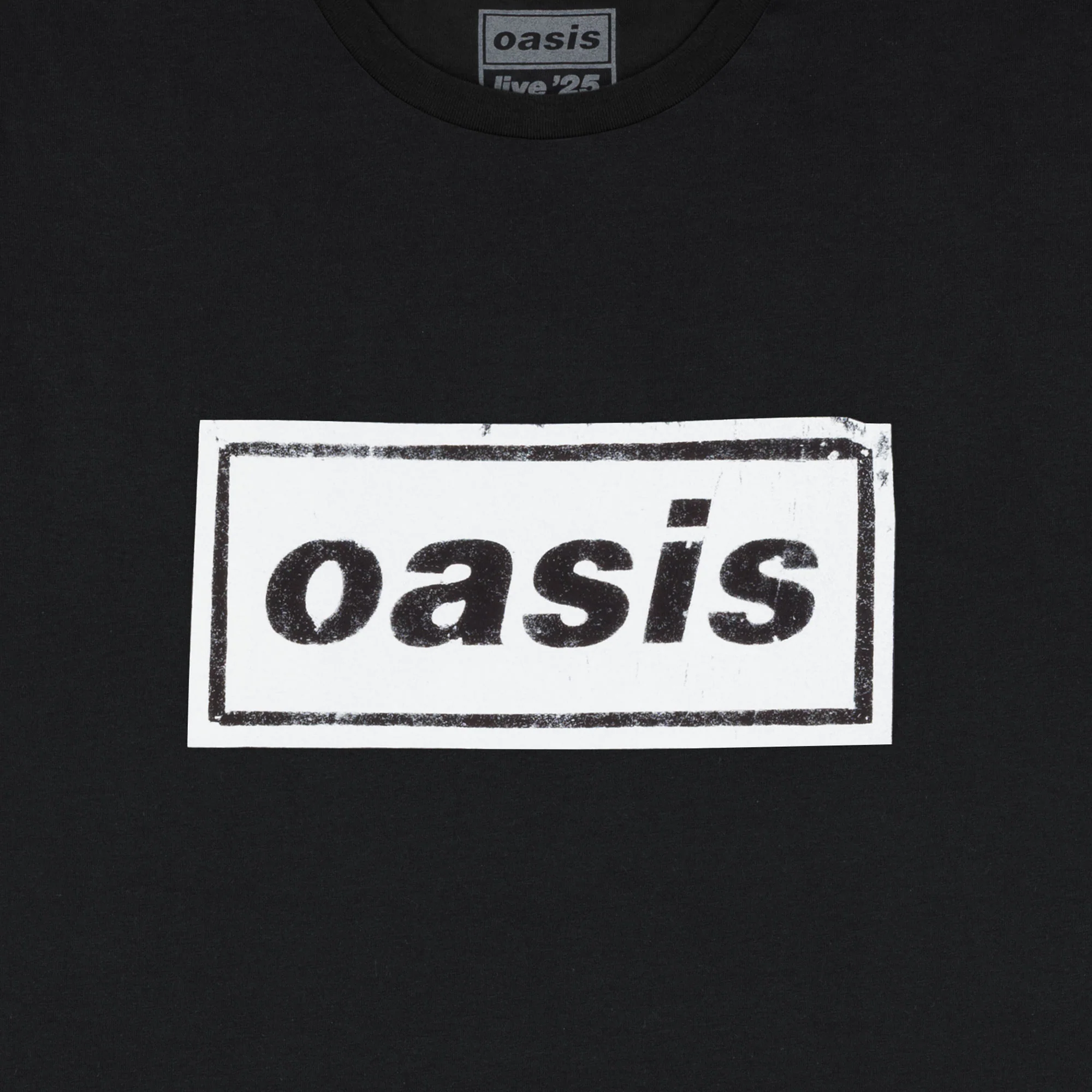 Live '25 Stencil Logo T-Shirt Black - Image 3