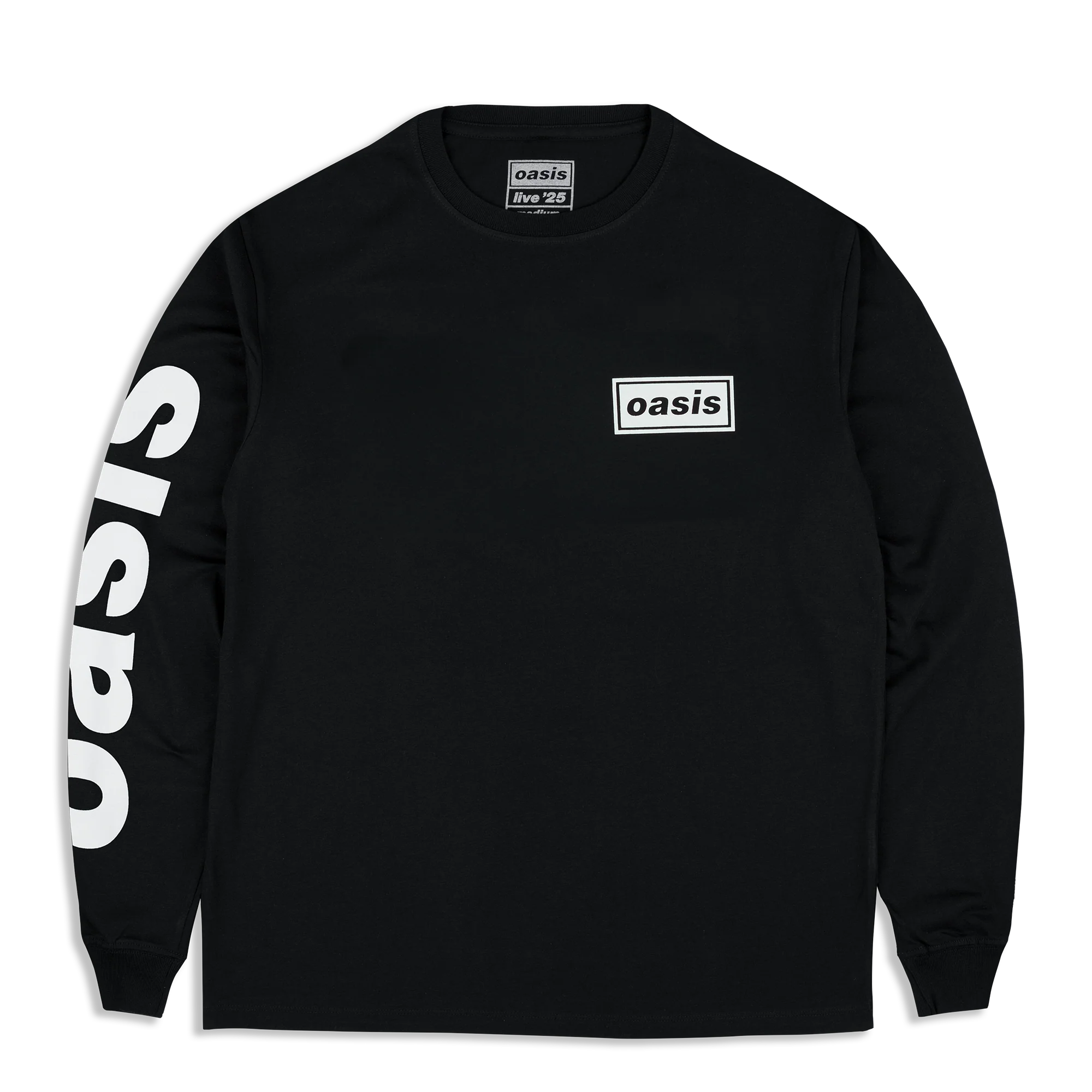 Live '25 Tour Logo Long Sleeve T-Shirt Black - Image 2