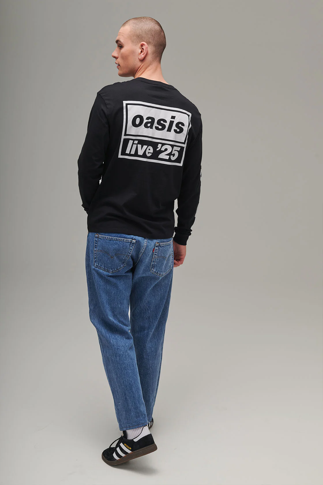 Live '25 Tour Logo Long Sleeve T-Shirt Black - Image 6