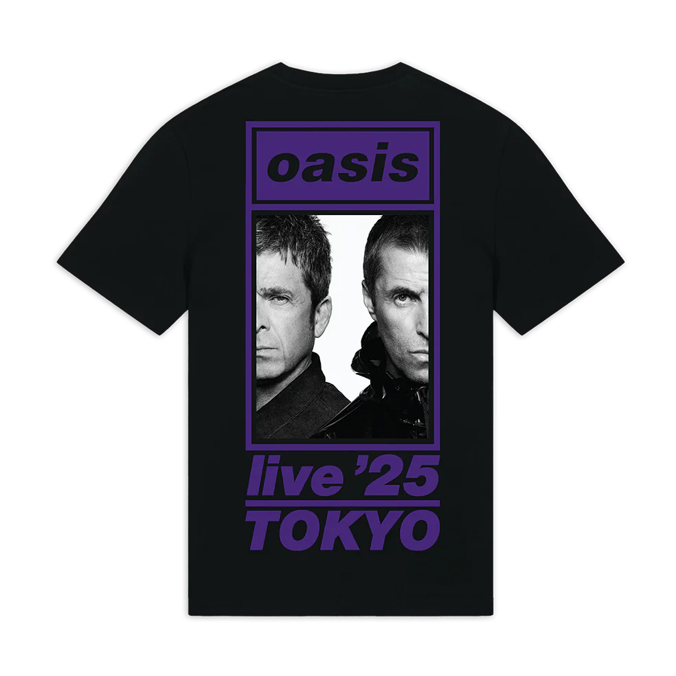 Live '25 Tokyo Half Faces Fan Store T-shirt Black
